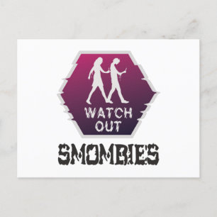 Se upp Smombies Vykort