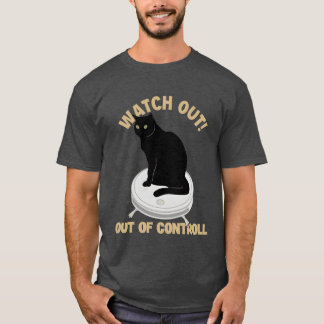Se upp ur kontrollkaret Mamma Cat Lovers Cat retro T Shirt