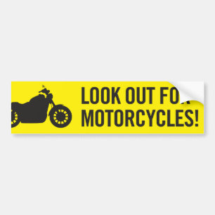 Se ut för motorcyklar bildekal