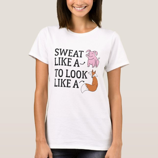 Se ut som en räv t shirt (Framsida)