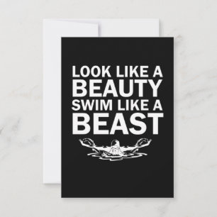 Se ut som en Simma som en Beast OSA Kort