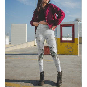 Se ut som en Träd Birch Wood Leggings