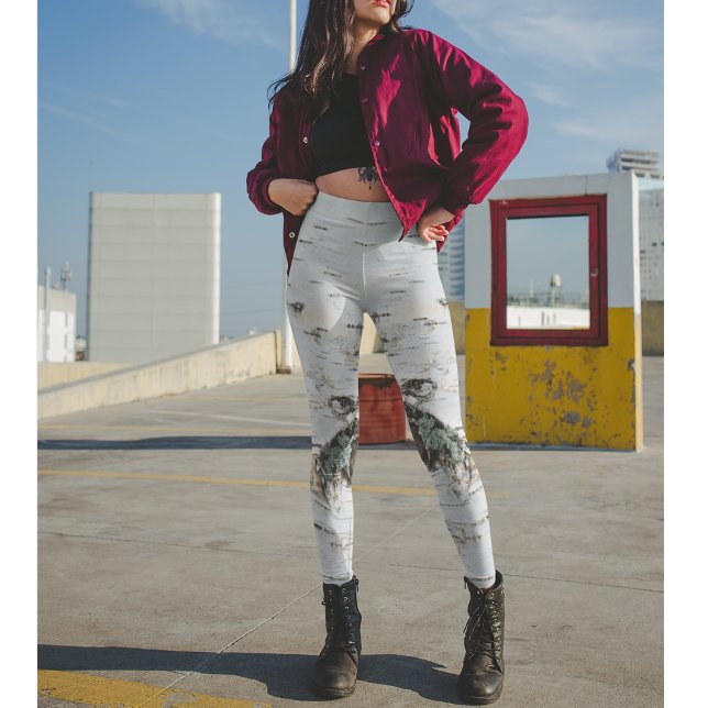 Se ut som en Träd Birch Wood Leggings (Skapare uppladdad)