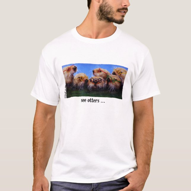 Se uttrar tee shirt (Framsida)