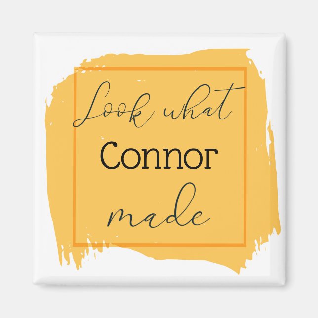 Se vad jag gjorde Personlig Magnet (Framsidan)