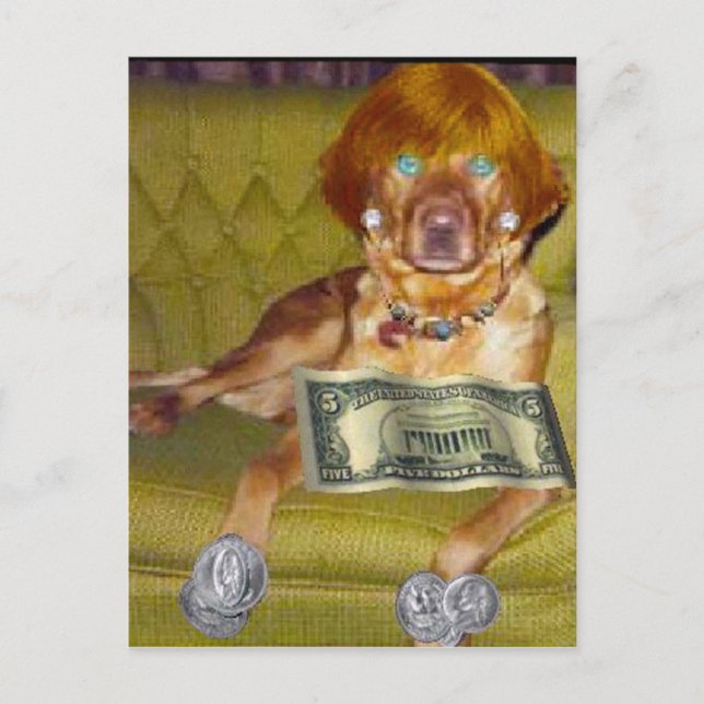 SE VAD JAG GÖR FÖR PENGEPOSTCARD VYKORT (Framsida)