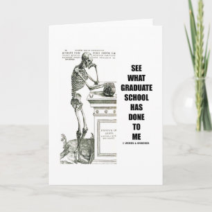 Se vad Student-skolan har gjort för mig (Skeleton) Kort