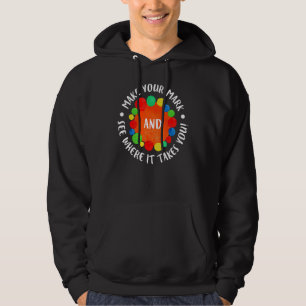 Se var det tar dig internationellt hoodie