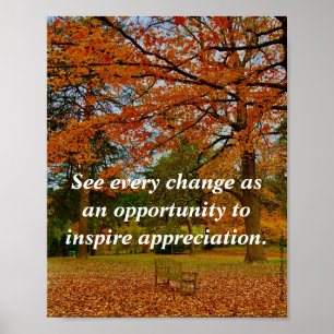 Se varje ändring som en möjlighet att inspirera poster