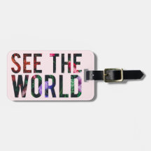 Se världen, bagagemärkre