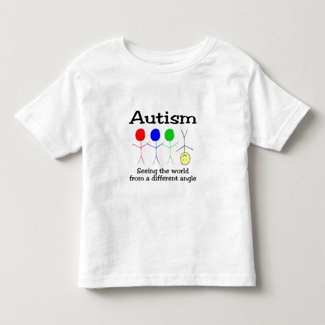 Se världen från en olik vinkel tee shirt (Framsida)