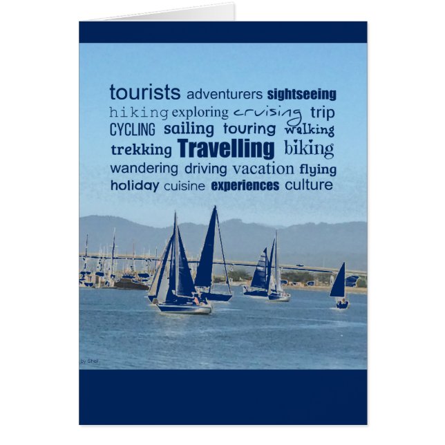 Se världen hälsningskort (Framsidan)