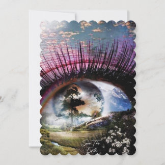 Se världen med ett öga inbjudningar