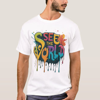 Se världen t shirt
