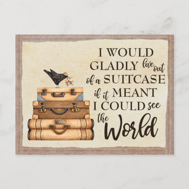 Se världen vykort (Framsida)