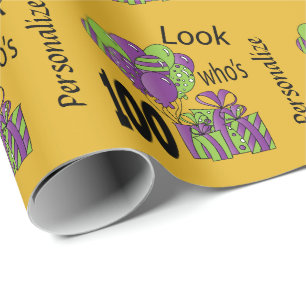 Se vem är 100% pipe% personifierar presentpapper