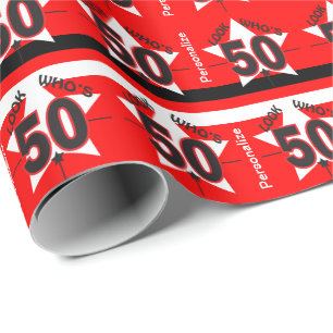 Se vem är 50% pipe% den 50th födelsedagen presentpapper