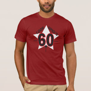 Se vem är 60 år gammal 60th födelsedag t-shirt