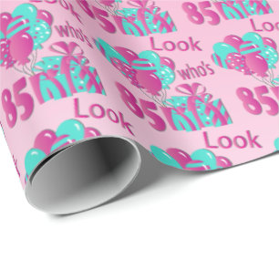 Se vem är 85 i rosor & Turquoise2 - den 85. Presentpapper