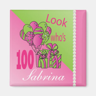 Se vem som är 100. 100:e födelsedagen - Rosa Magnet