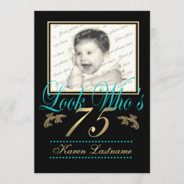 Se vem som är 75 fotomålare inbjudningar