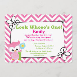 Se vem som är en! Inbjudan till första födelsedag 