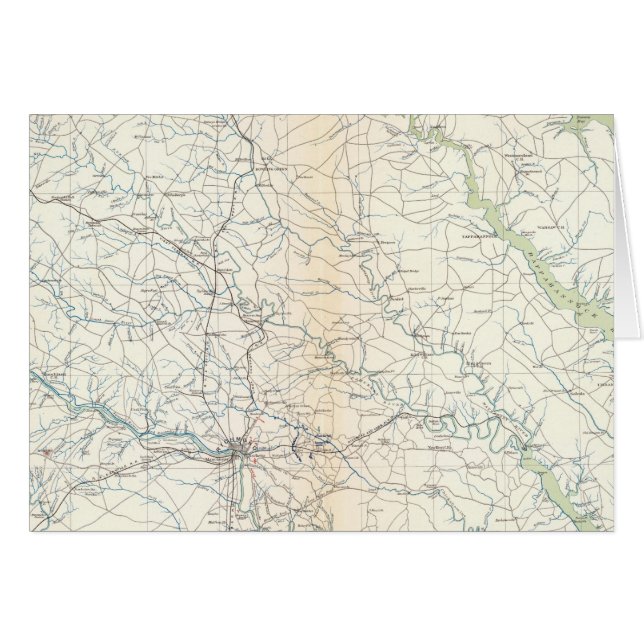 SE Virginia, Ft Monroe Hälsningskort (Framsidan Horizontal)