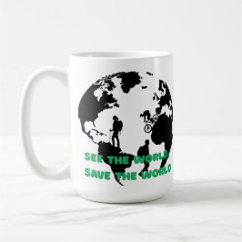 Se World Spara the World Cycling Hiking Kaffemugg