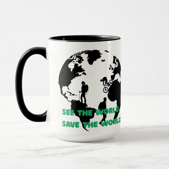 Se World Spara the World Cycling Hiking Mugg (Vänster)
