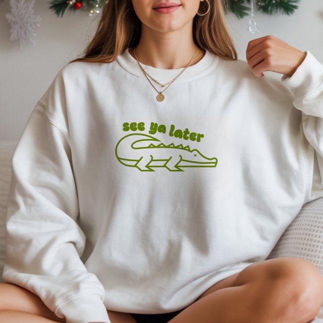 Se Ya Senare Alligator Funny Graphic T Shirt (Skapare uppladdad)