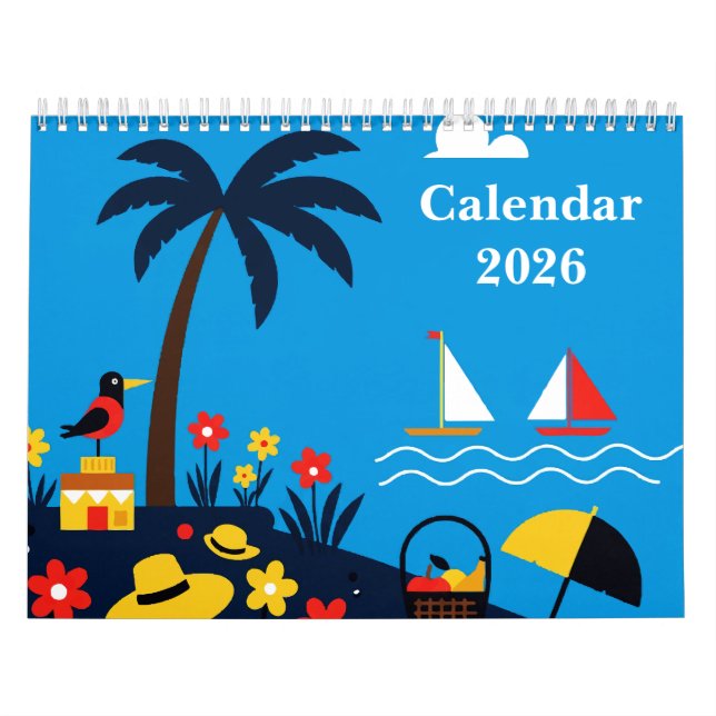 Sea and beach kalender (Omslag)
