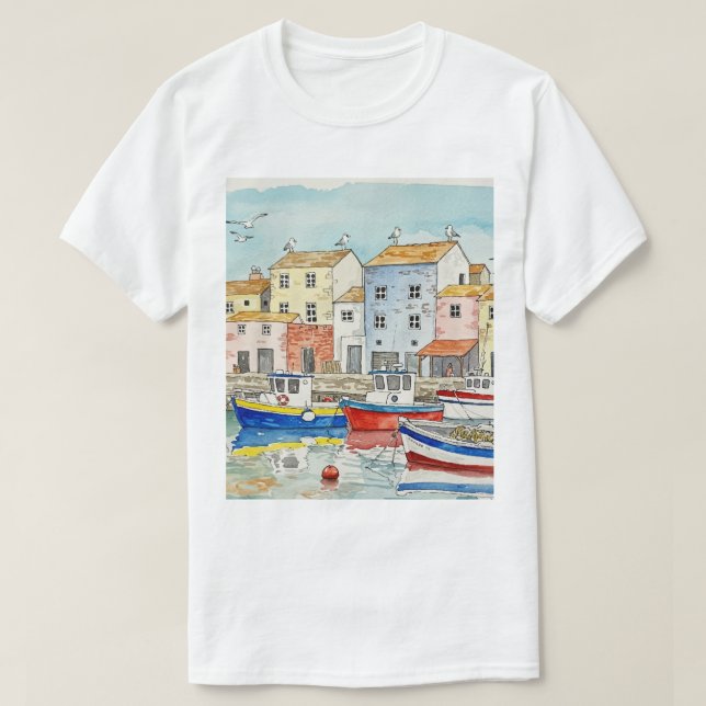 Sea and beach t shirt (Design framsida)