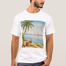 Sea and beach t shirt