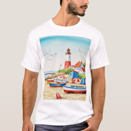 Sea and beach t shirt
