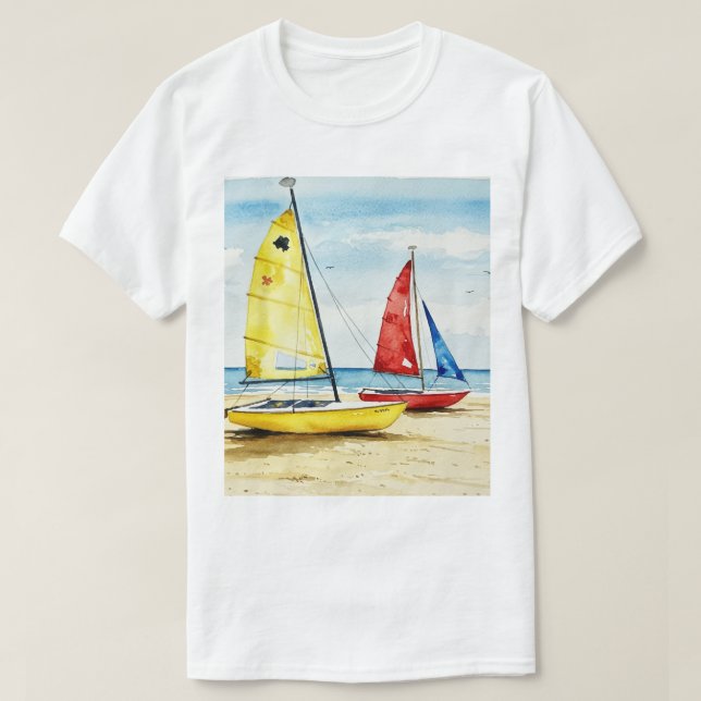 Sea and beach t shirt (Design framsida)