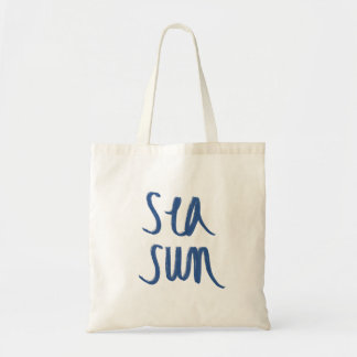 Sea and Sol Cute Summer Tote Bag Tygkasse