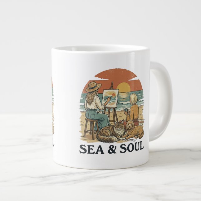 Sea and Soul Dream Jumbo Mugg (Framsida höger)