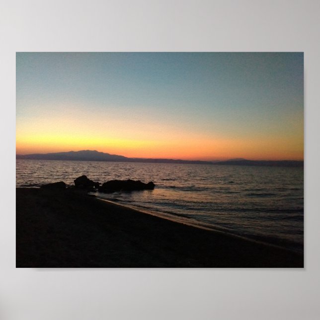 Sea and Sunset Value Poster Pappert (Framsidan)