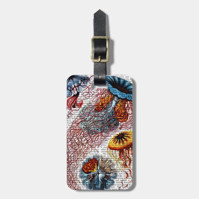 Sea Anemone Bagagebricka (Vertikal Framsida)