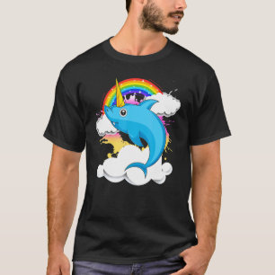 Sea Animal Rainbow Sharkicorn Fantasy Creature Uni T Shirt