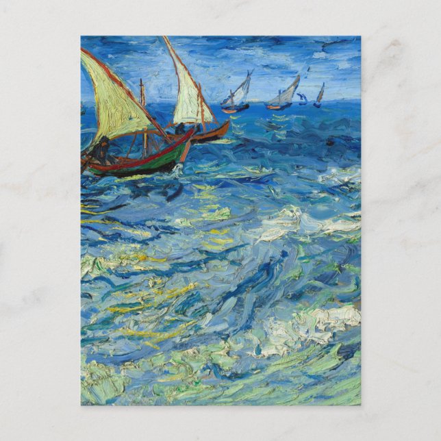 Sea at Saintes-Maries av Vincent van Gogh Vykort (Framsida)