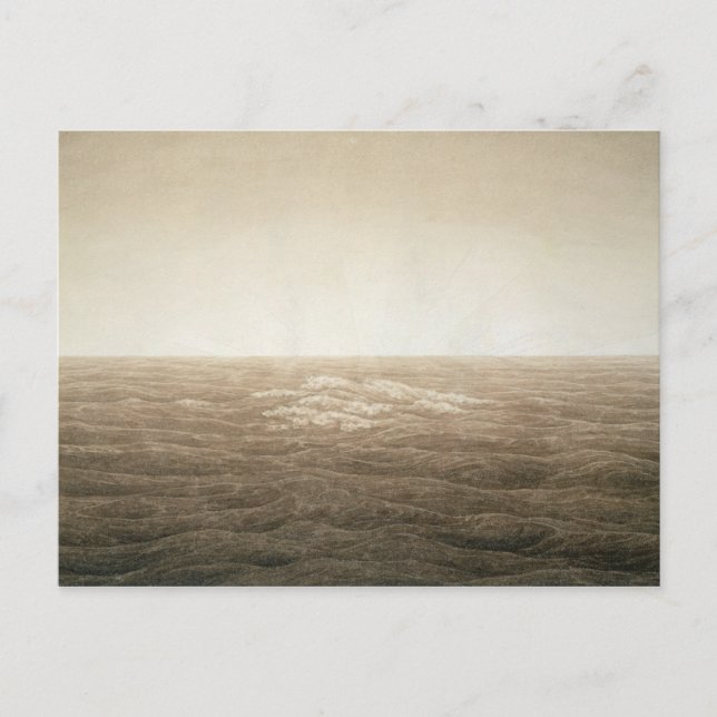 Sea at Sunrise, 1828 Vykort (Framsida)