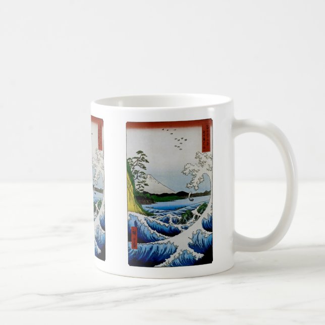 Sea at Suruga Province, 1858 Kaffemugg (Höger)