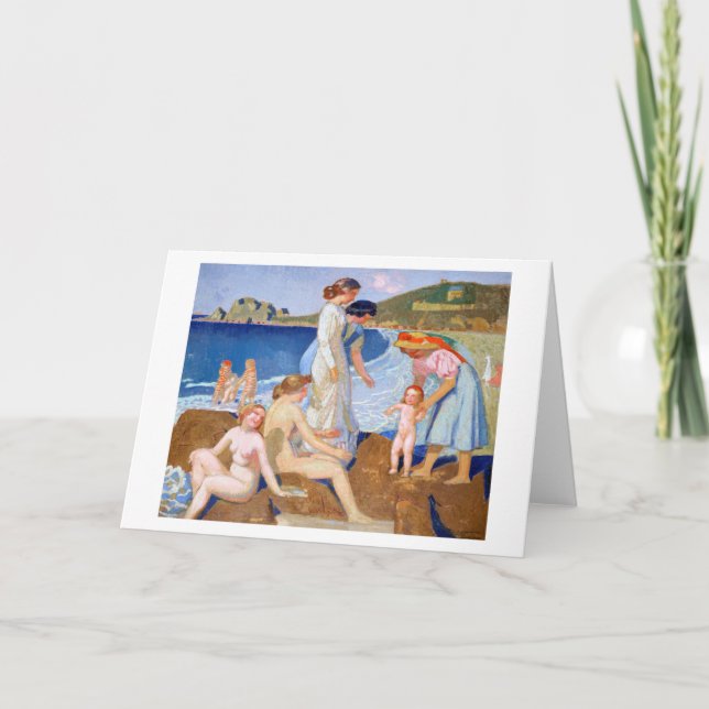 Sea Bathing, Maurice Denis Kort (Framsida)