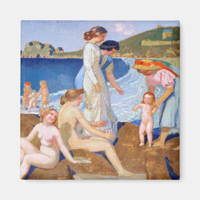 Sea Bathing, Maurice Denis Magnet (Framsidan)