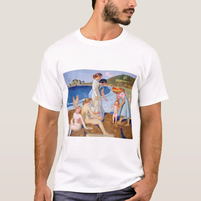 Sea Bathing, Maurice Denis T Shirt (Framsida)