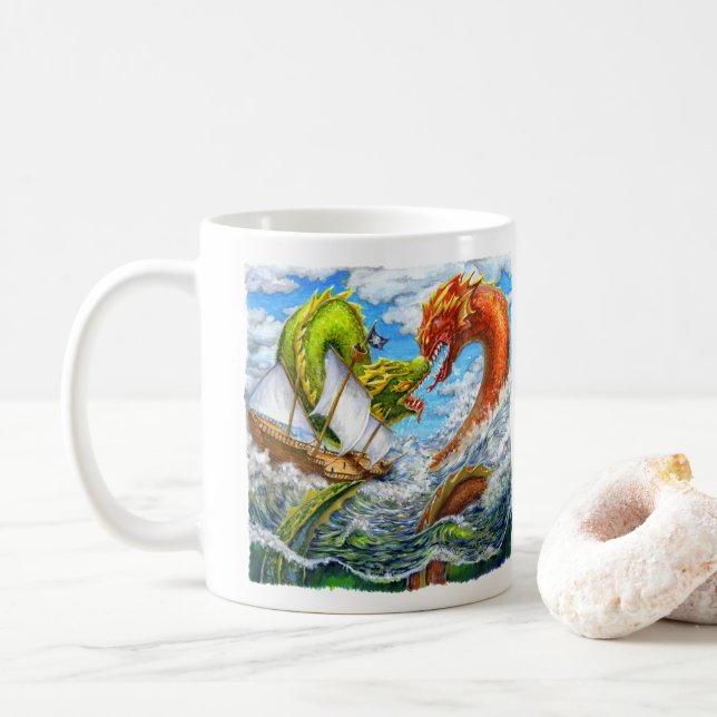 Sea Battle Kaffemugg (Med munk)
