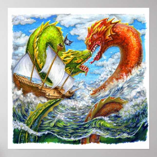 Sea Battle Poster (Framsidan)
