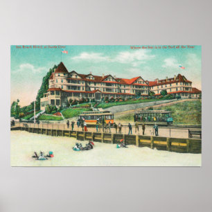 Sea Beach Hotel från Beach Poster