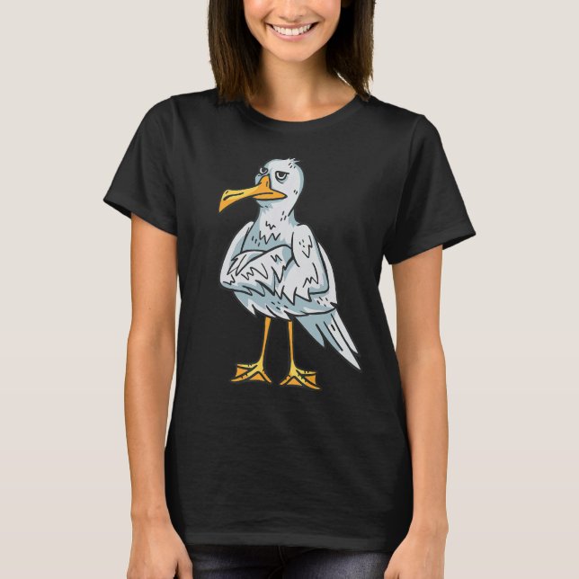 Sea Bird Arg Fiskmås T Shirt (Framsida)